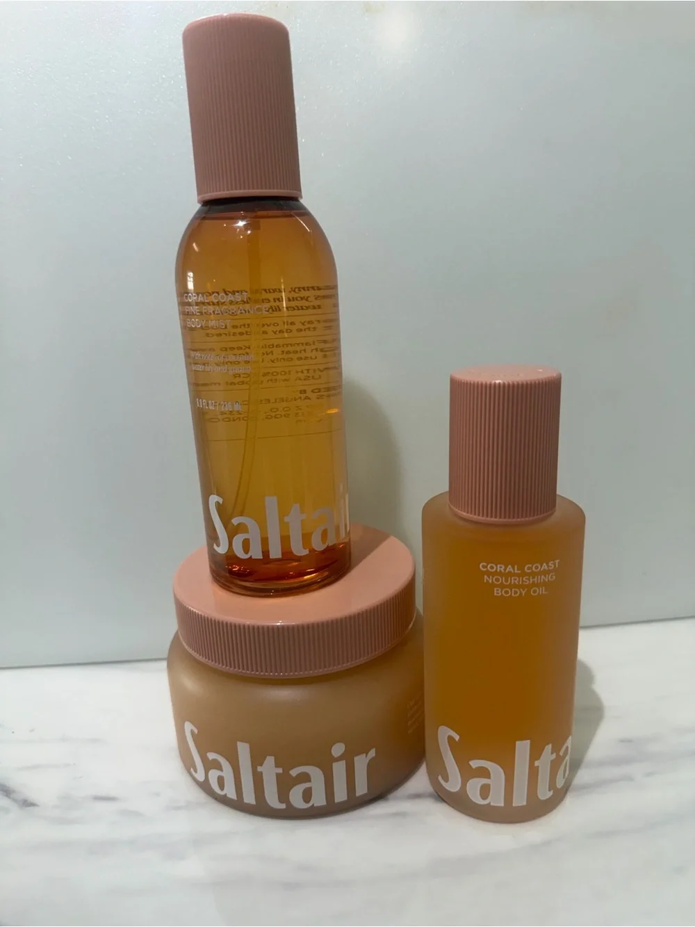 Saltair Coral Coast Bundle - Body Mist, Oil, and Scrub